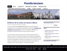 Tablet Screenshot of plumillaberciano.com